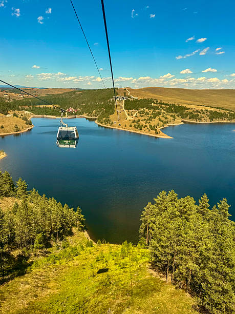Golden Gondola over the Lake