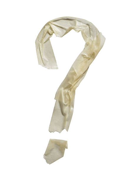 istock Question Mark Symbol Made from Masking Tape 2226100563