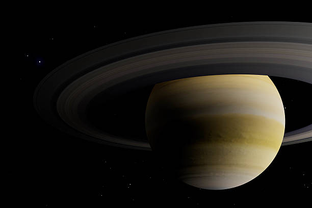 istock Saturn planet with detailed textures and glowing ring system, isolated in space, concept of astronomy, science, and exploration 2226101242