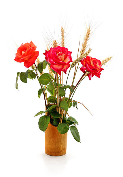 Rose - Flower, Bouquet, Red, Vase, Bunch of Flowers