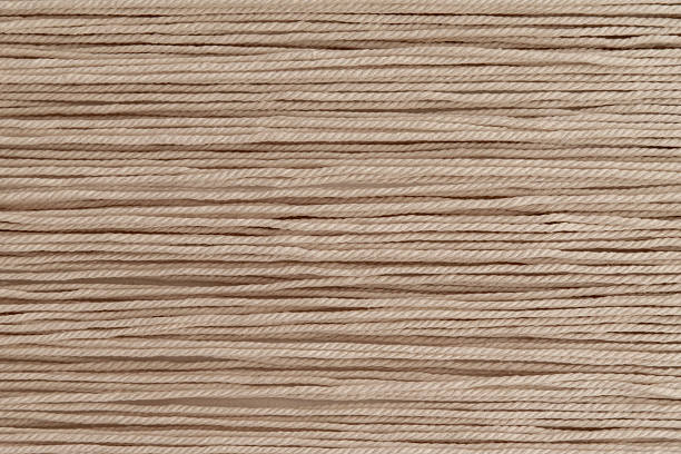 istock Cotton rope texture with horizontal fibers pattern 2226106645