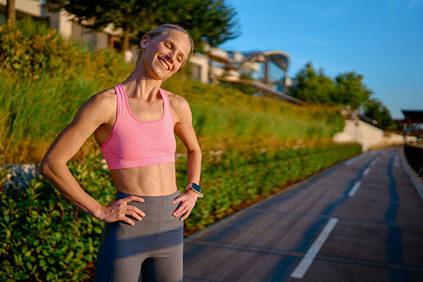 istock Young athletic woman taking a break during her outdoor workout 2226108071