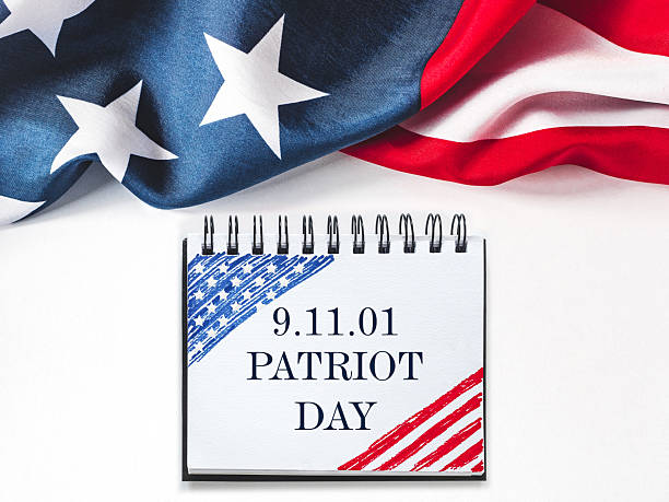 istock Patriot Day. American flag and lettering 2226120326