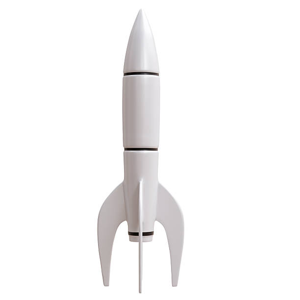 istock Rocket missile isolated on white. Army weapon 2226125656