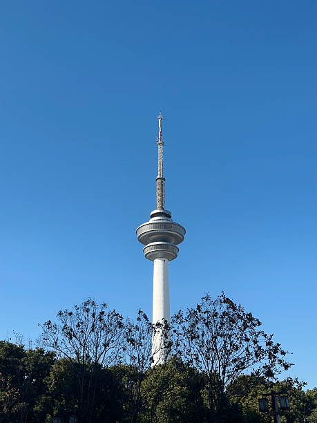 istock Nantong TV Tower Against Clear Blue Sky A 2226134500