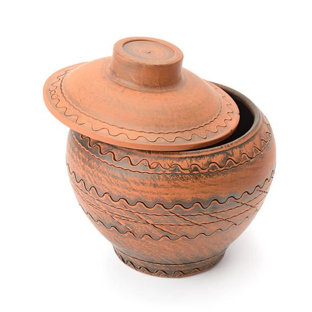 istock Heat-resistant clay pot isolated on white 2226145730