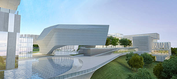 istock 3d render mall shopping center building exterior view 2226146253
