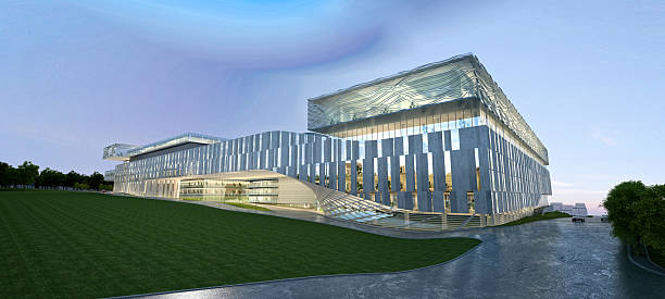 istock 3d render mall shopping center building exterior view 2226146290
