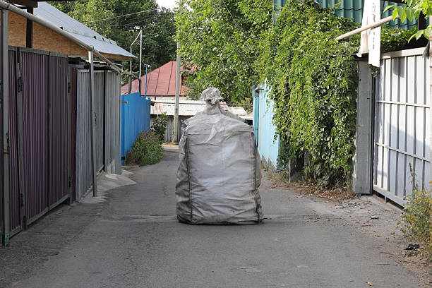 istock large bag of garbage on the road 2226177338