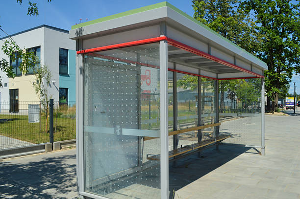 istock Modern Warsaw Bus Stop: Public Transport Infrastructure 2226184813