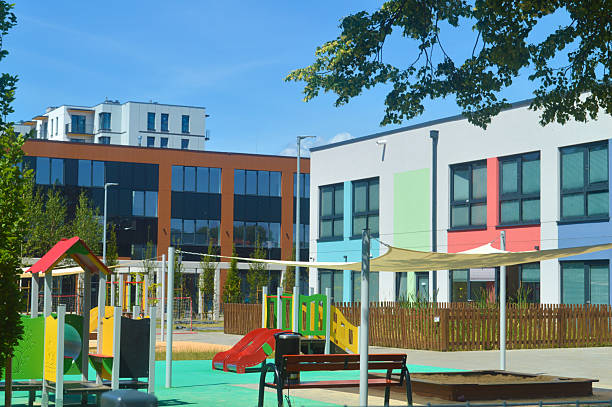istock Warsaw School 409: Vibrant Kindergarten Playground 2226184815