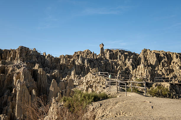 Rock Formations in Valle de la Luna - La Paz, Bolivia.