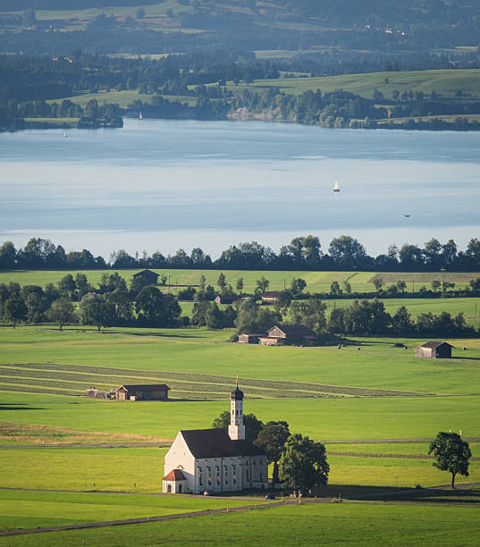 istock Church in Bavarian Farmland 2226192966