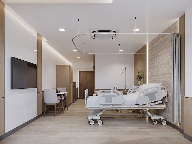 istock 3d rendering of interior hospital  room 2226204715