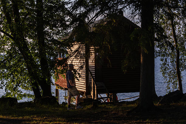 Boat Shed Shack Fishing Hut in Maine