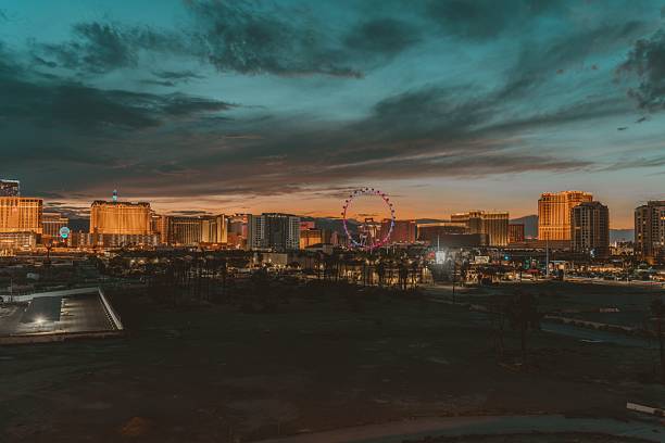 istock Stunning Sunset Over the City Skyline 2226216957