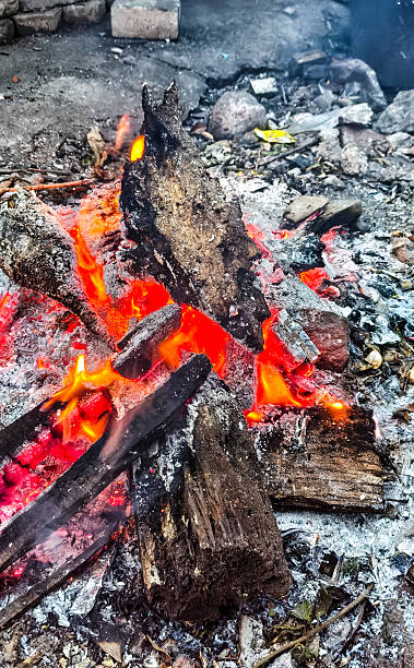 istock the wood is burned by fire 2226223115