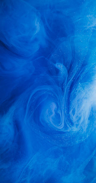 istock Spreading wave color fluid liquid swirling acrylic 2226223294