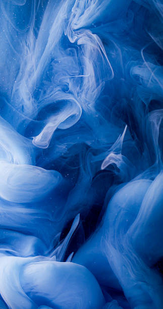 istock Water splash fog wave paint swirl liquid acrylic 2226223352