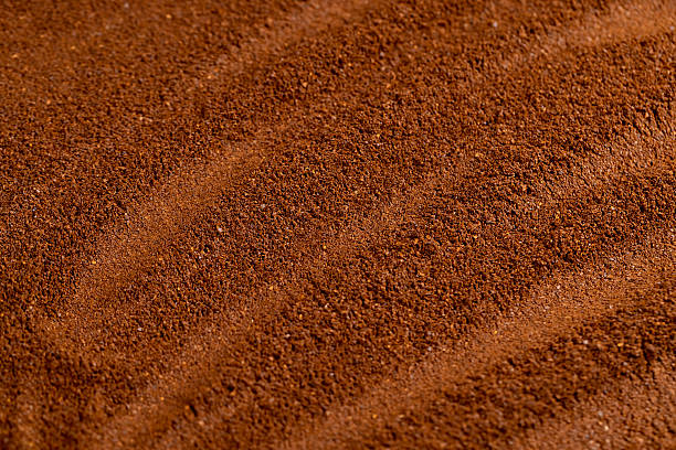 istock brown ground coffee , ground coffee bean background for making a high-quality and aromatic coffee drink, close up 2226238583
