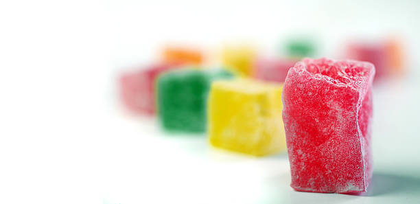 bright colorful sweets. Gummy candy texture background. jelly candies close-up. selective focus. copy spaces