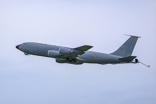 An aerial refueling plane is taking off during trainning during trainning , Kadena, Okinawa, Japan, July 8th 2025