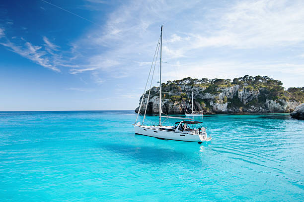 Sailboat, Menorca island, Spain