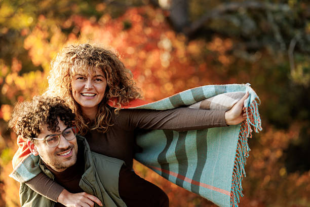 istock Having fun during piggyback ride in autumn nature 2226261805