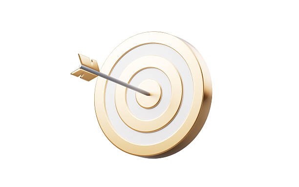 istock Target center and arrow with business target concept, 3d rendering. 2226262742
