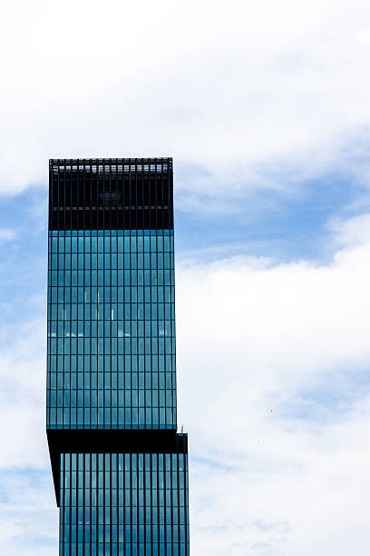istock Vertical Telephoto View of Modern Katowice Skyscraper 2226263067