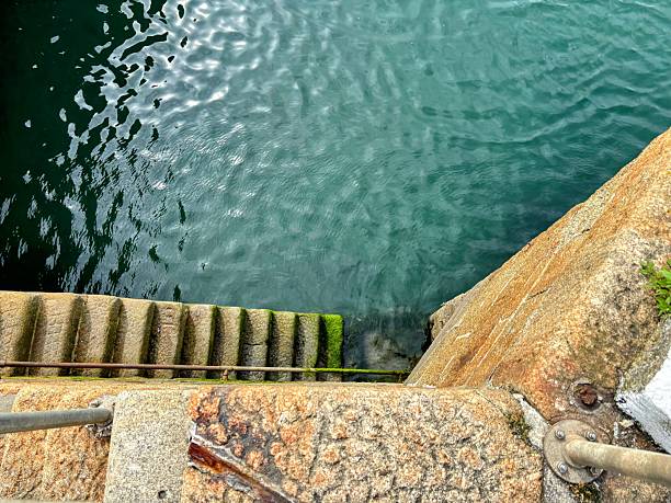Steep Steps at Penzence Habour
