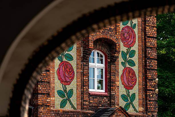 istock Nikiszowiec Famous Rose Mosaic Wall Horizontal View 2226264524