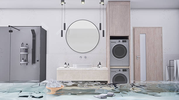 istock Flooding In The Shower Room 2226270883