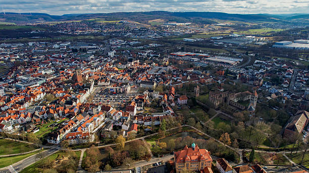 istock Aerial view the old town in Bad Hersfeld in Germany 2226278622