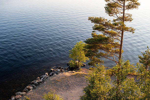 At Lake Päijänne, part of the Salpausselkä UNESCO Geopark in the Päijät-Häme region of Finland.