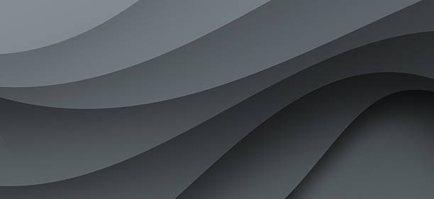istock Black wavy texture. Elegant Abstract  Wave Background with Smooth Curves.  Abstract Background 2226281426