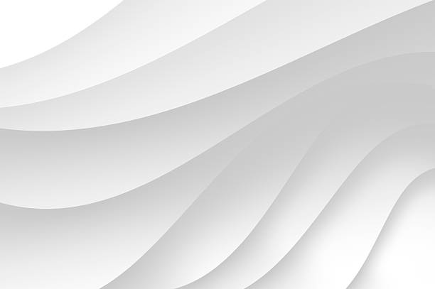 istock Waves White Texture White wave background. White Abstract Wavy Background Minimal Soft Layered Paper Texture Design 2226281487