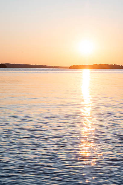 Lake Päijänne, part of the Salpausselkä UNESCO Geopark in the Päijät-Häme region of Finland.