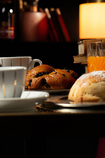 Breakfast with kranz and Neapolitan sfogliatella