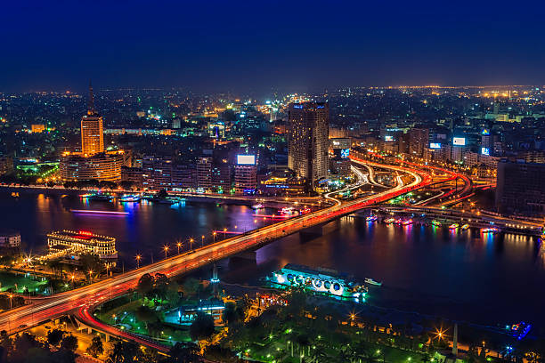 istock City skyline - Cairo at dusk, Panoramic view 2226293248