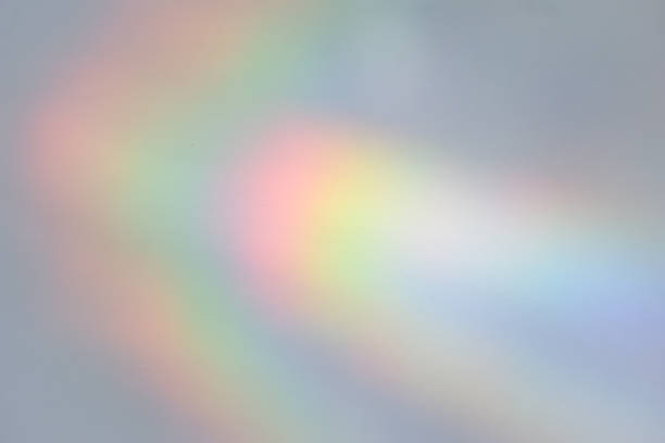 istock effect with rainbow refraction of light on a wall. 2226294756