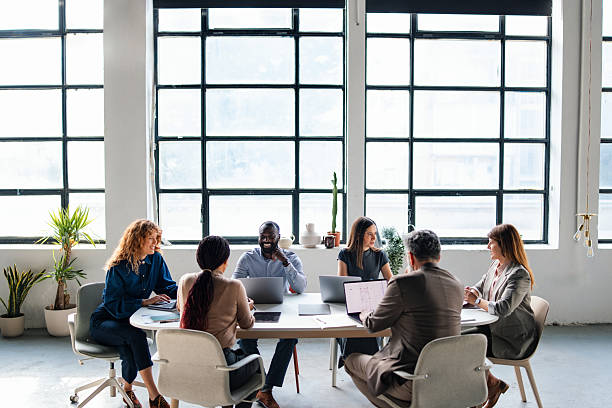 istock Business Team Engaged in a Collaborative Meeting at a Modern Office 2226298658