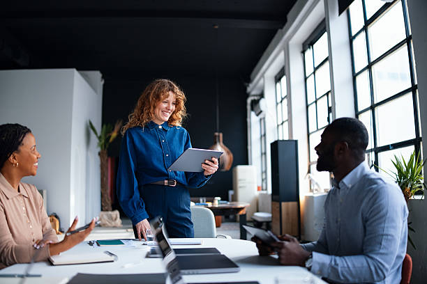 istock Team Collaboration and Brainstorming in a Modern Office Environment 2226298673
