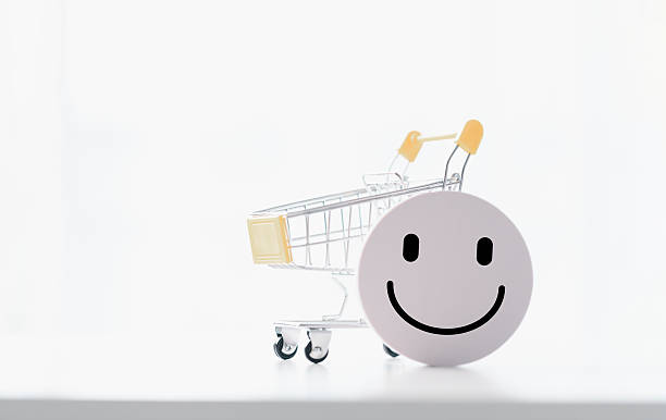 istock Client show feedback, smiley face sign. Service rating, satisfaction concept. happy smile face, good feedback rating, positive customer review, experience, satisfaction survey, smiley mental health. 2226301159