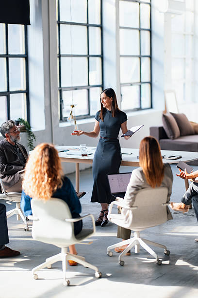 istock Professional Business Meeting Inside a Modern Office Space with Natural Lighting 2226305795