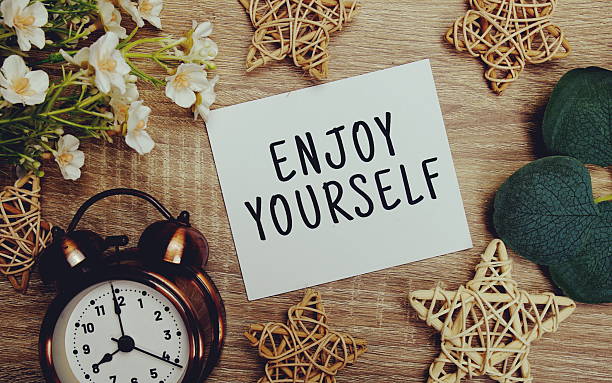 istock Enjoy yourself The phrase Motivational Words Quotes Concept 2226315644