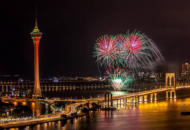 istock Beautiful fireworks scene in Zhuhai, Guangdong 2226323139