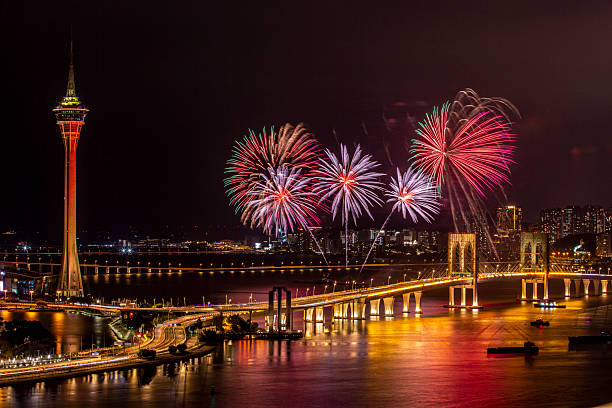 istock Beautiful fireworks scene in Zhuhai, Guangdong 2226323151