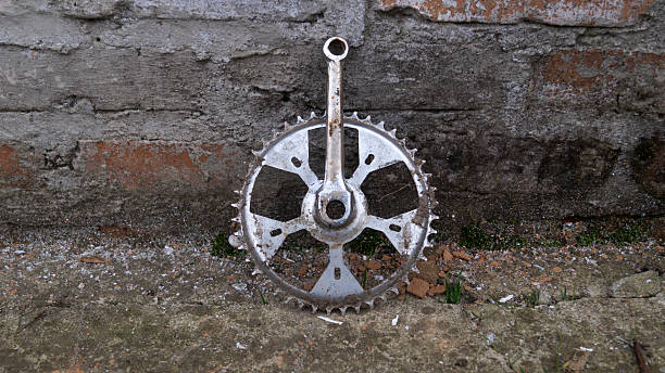 Detail of a bicycle. Bicycle sprocket
