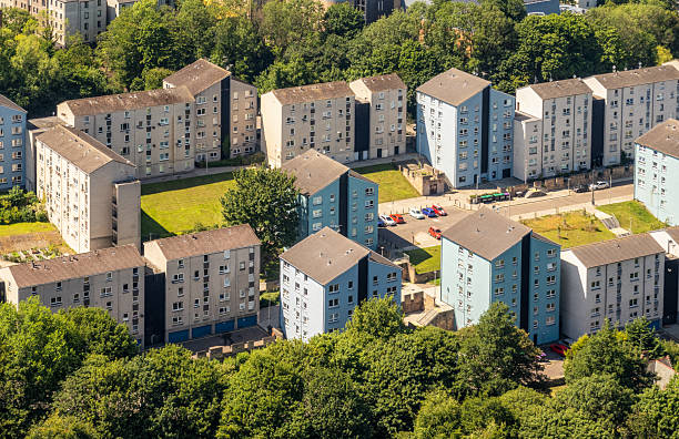 istock Apartment blocks in Edinburgh, Scotland 2226329455